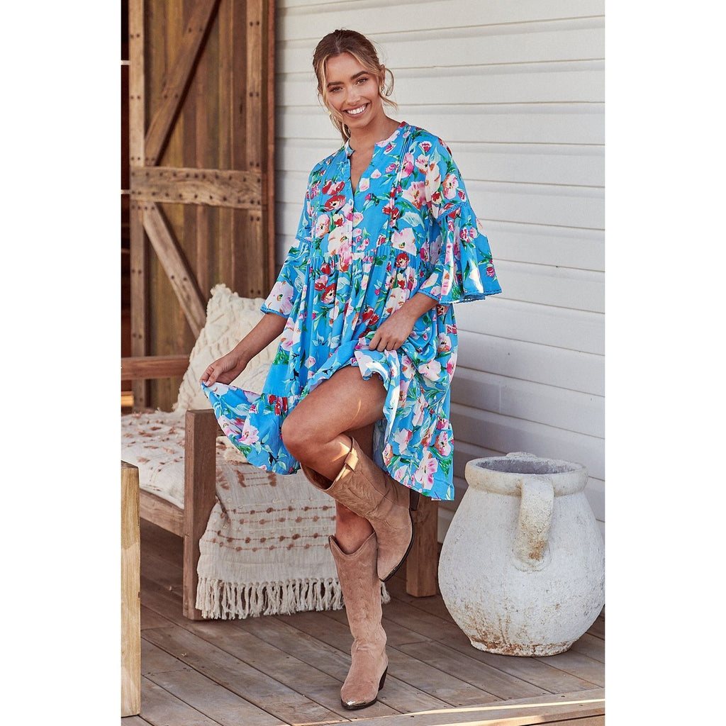 JAASE Imagination Print Betty Mini Dress - AUSOUTLET.com.au