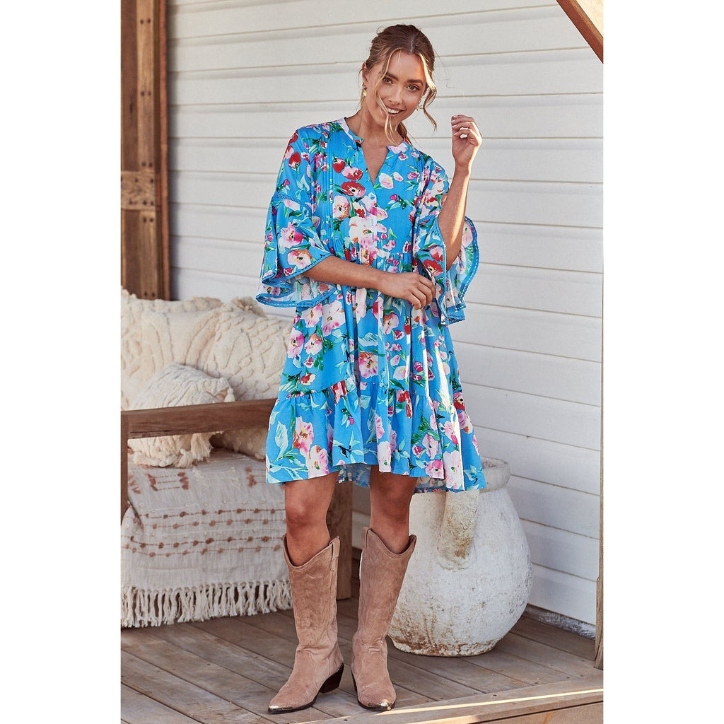 JAASE Imagination Print Betty Mini Dress - AUSOUTLET.com.au