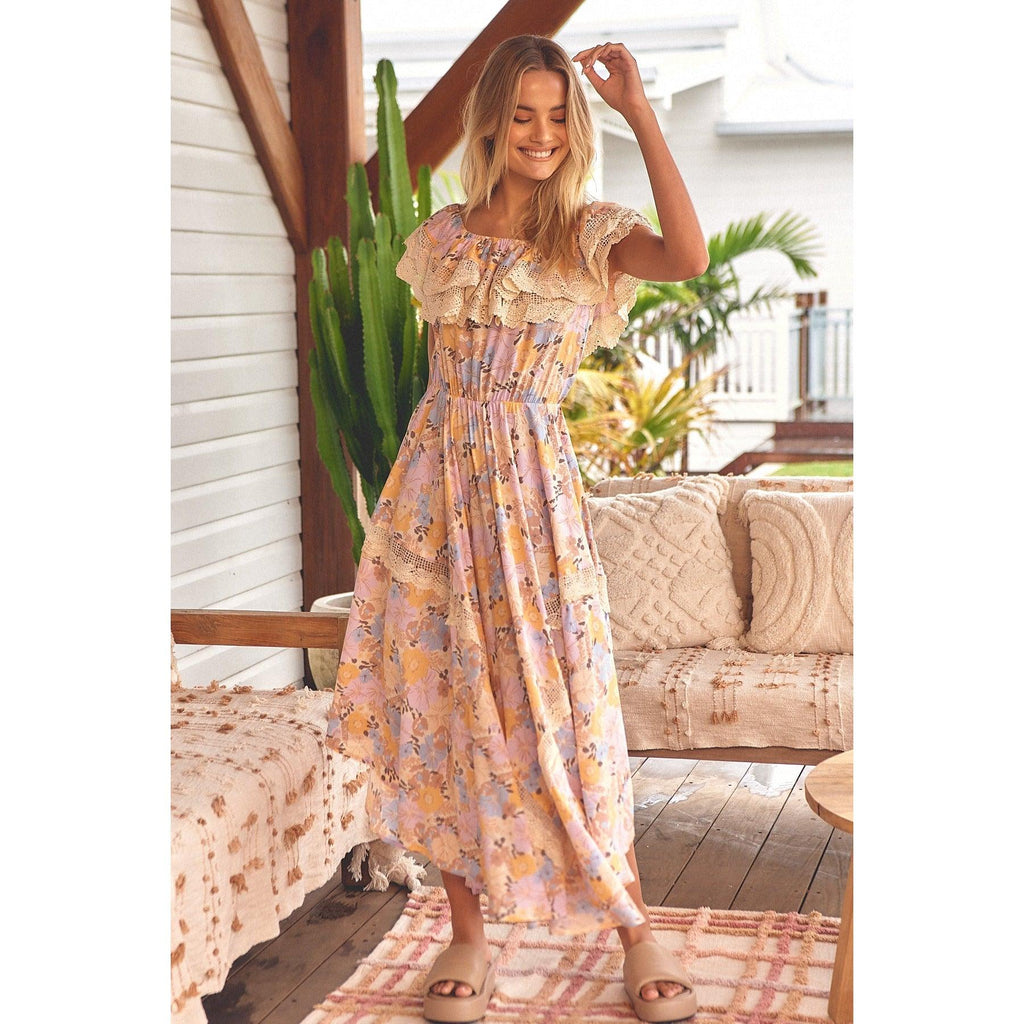 JAASE Emmy Print Positano Maxi Dress - AUSOUTLET.com.au