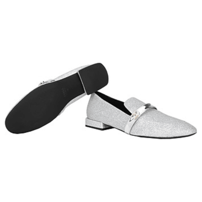 Furla 1927 Loafer T.20 - Argento Microglitter - AUSOUTLET.com.au