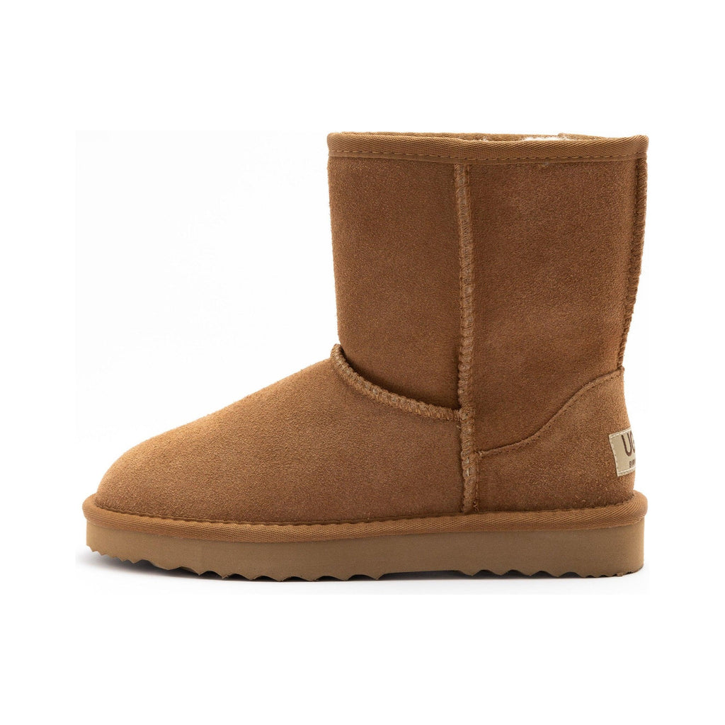 Byron Soul Ugg Classic Short Boots Brown - AUSOUTLET.com.au