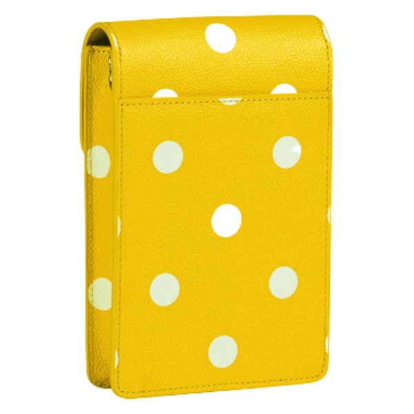 Furla Metropolis Mini Vertical Crossbody Bag - Polline Yellow Polkadot - AUSOUTLET.com.au