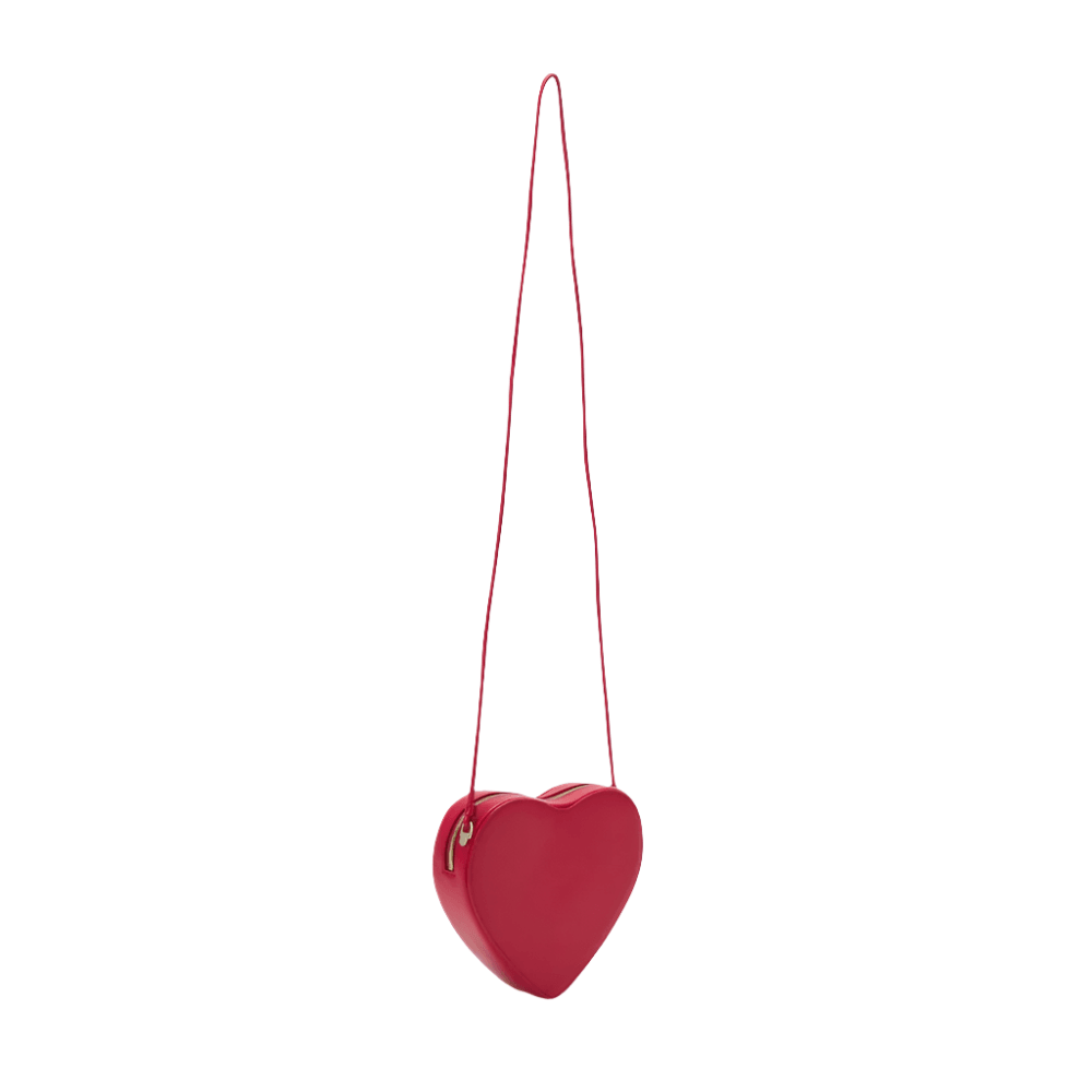 Furla Camelia Heart Mini Crossbody - Red - AUSOUTLET.com.au