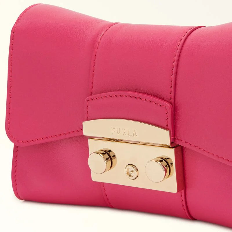 Furla Metropolis Mini Crossbody Remix - Pop Pink - AUSOUTLET.com.au