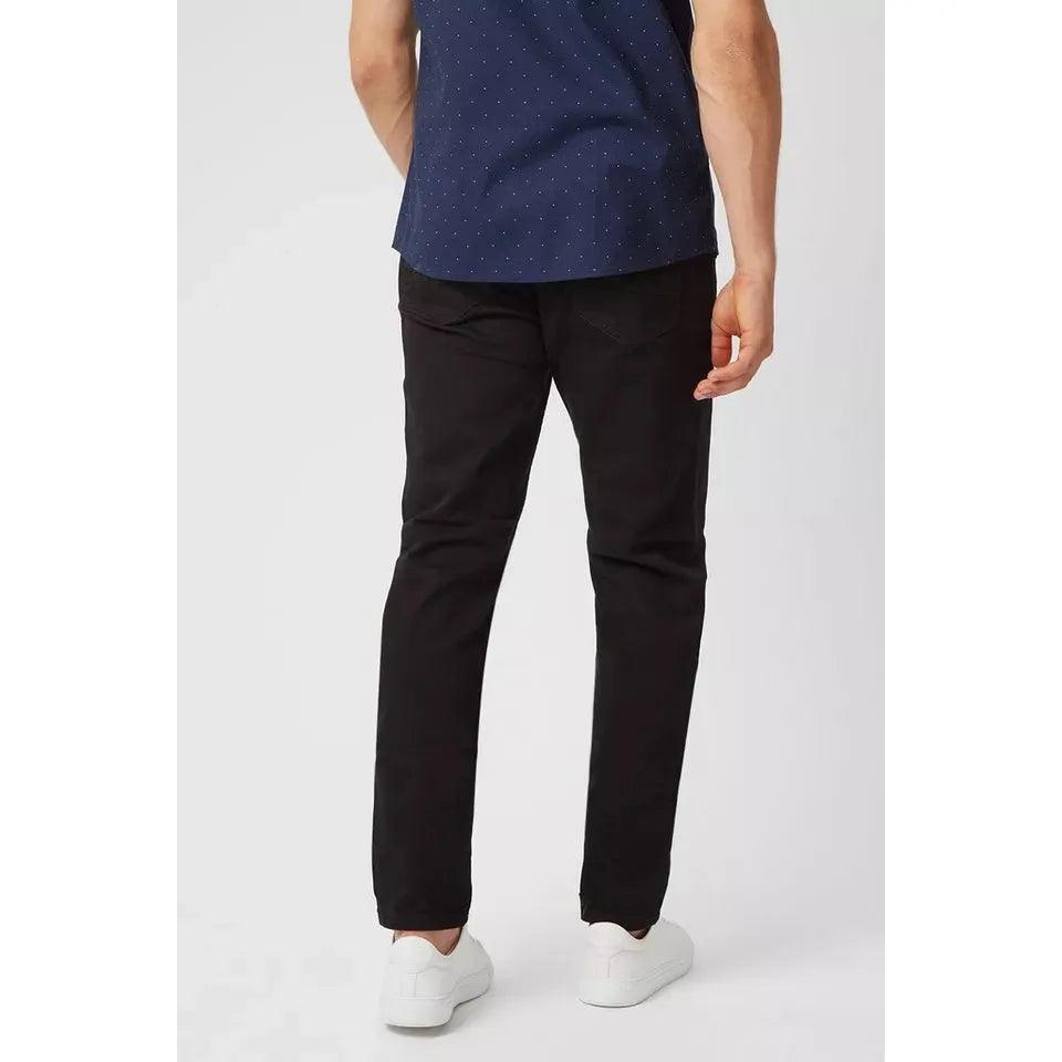 Burton Men's Stretch Tapered Jeans Black - AUSOUTLET.com.au