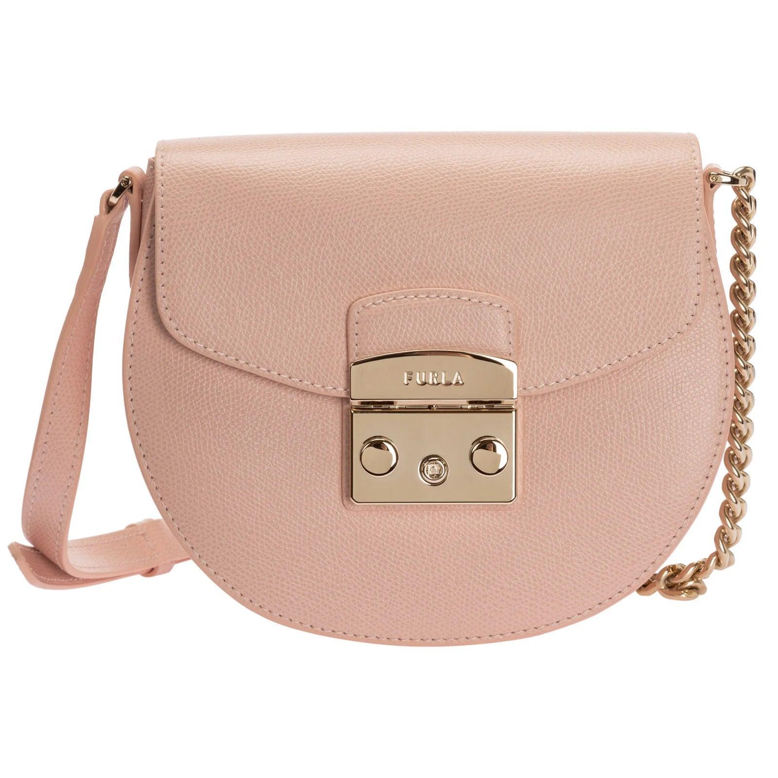 Furla Metropolis Mini Crossbody Round Candy Rose