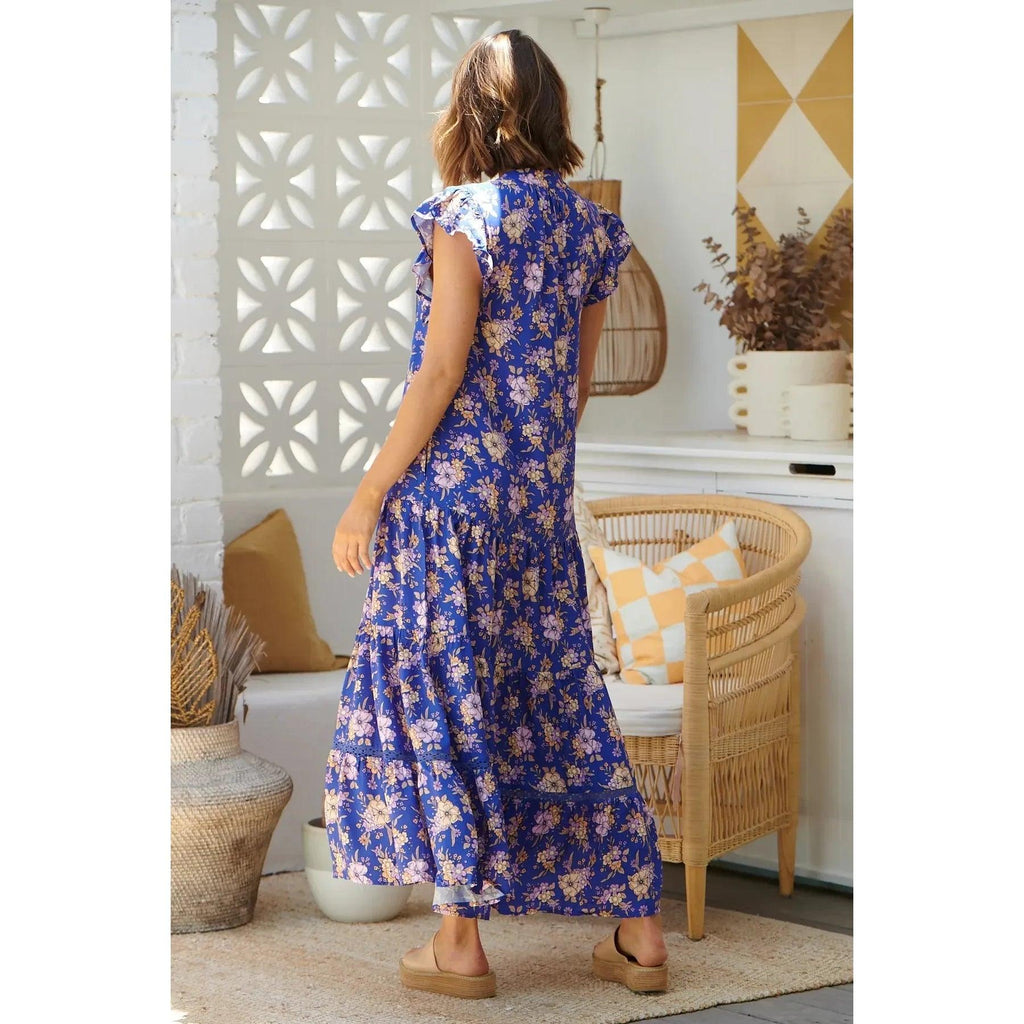 JAASE Delfina Print Agnes Maxi Dress - AUSOUTLET.com.au