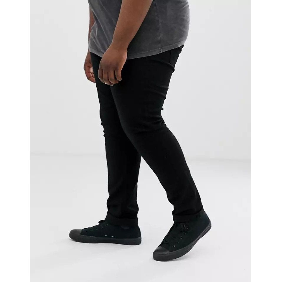 Burton Men's Plus Stretch Tapered Jeans Black - AUSOUTLET.com.au