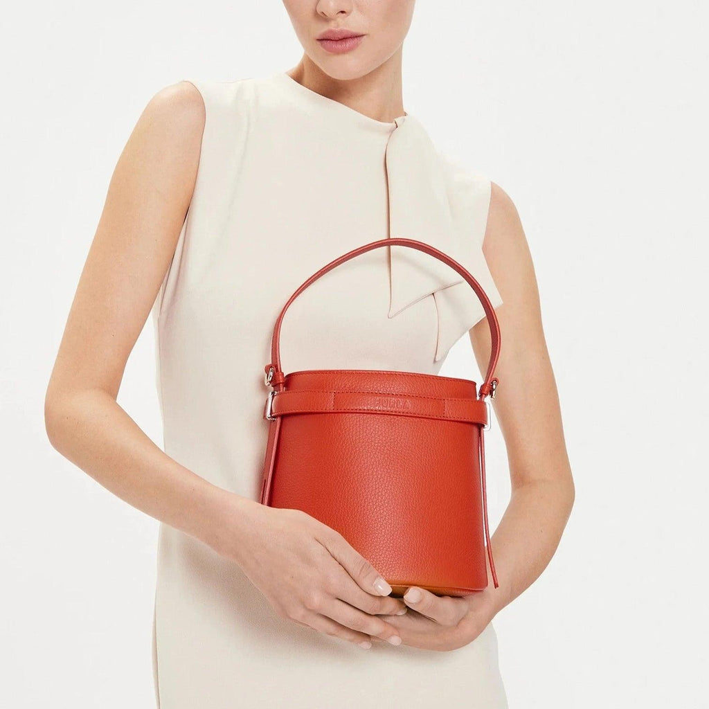 Furla Giove Mini Bucket Bag - Vitamina - AUSOUTLET.com.au