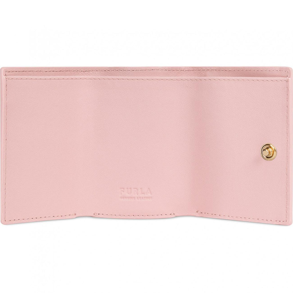 Furla 1927 Small Compact Tri-fold Wallet - Toni Rosa Chiaro - AUSOUTLET.com.au