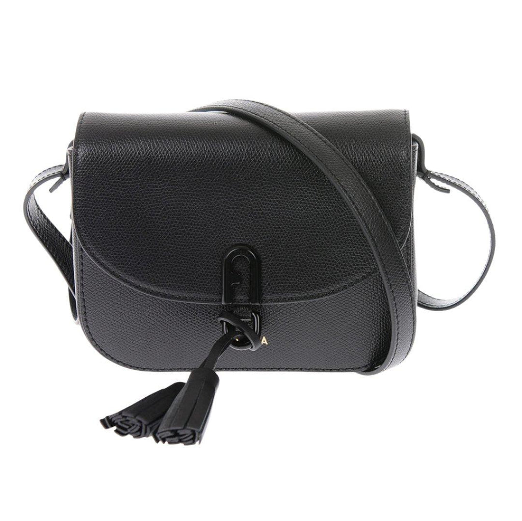 Furla 1927 Mini Tassel Crossbody Bag - Nero - AUSOUTLET.com.au