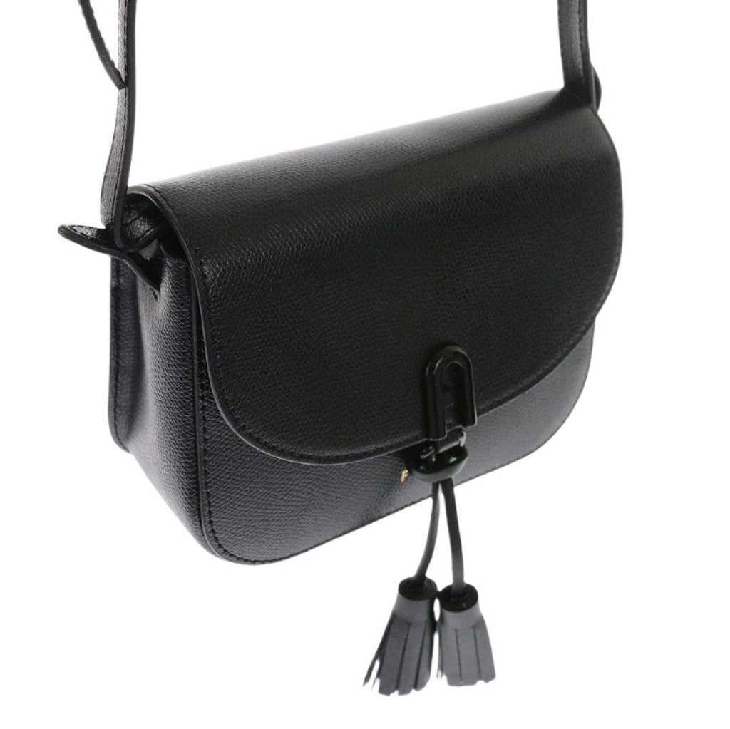 Furla 1927 Mini Tassel Crossbody Bag - Nero - AUSOUTLET.com.au