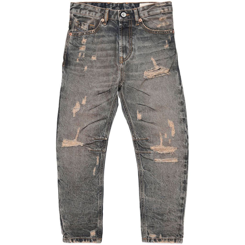 Diesel Boys Narrot - Skinny, Ripped, Washed Jeans in Blue - AUS OUTLET