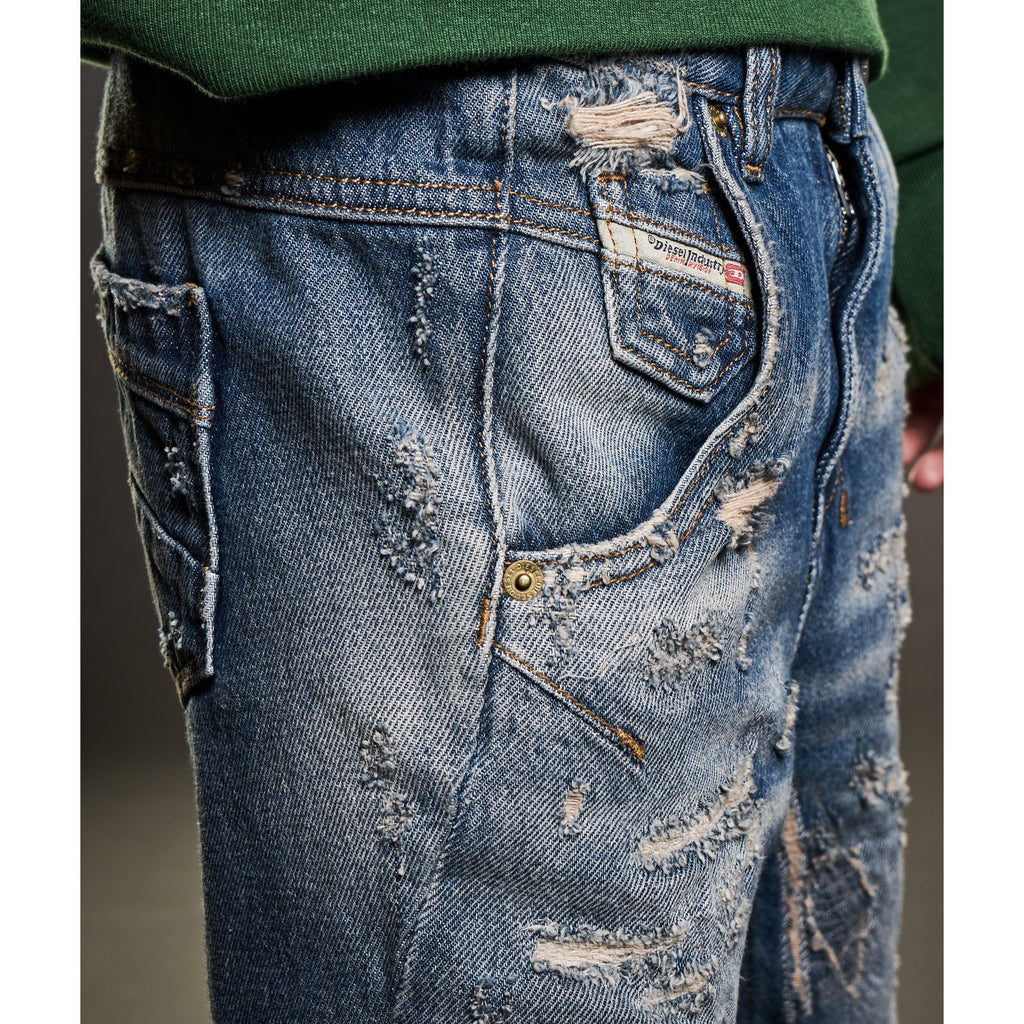Diesel Genderless Fayza Slim Jeans in Blue - AUS OUTLET