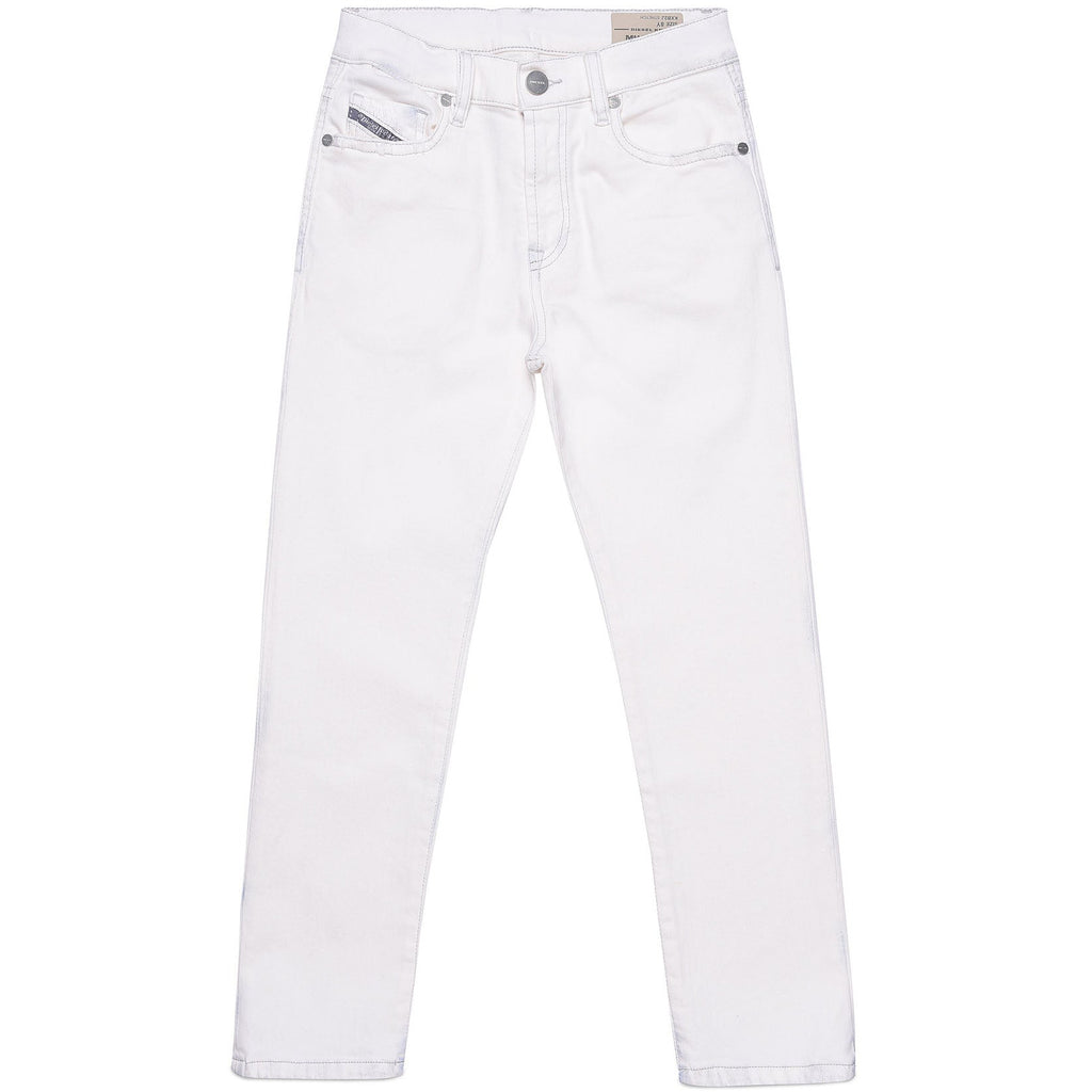 Diesel Boys Mharky Jeans in White - AUS OUTLET