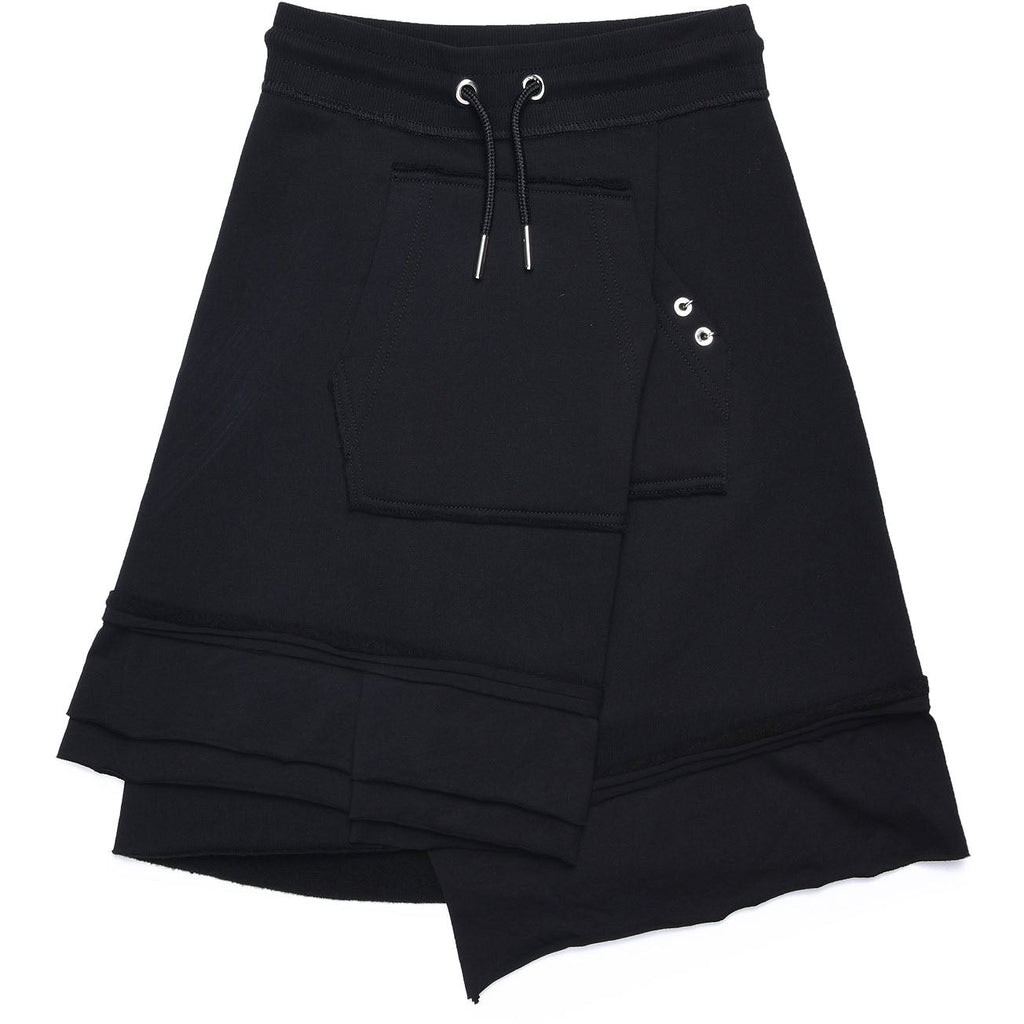 Diesel Girls Black Long Skirt with Eyelet Design - AUS OUTLET