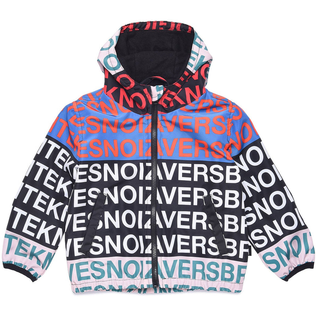Diesel Babies Multicoloured Jacket with Text Design - AUS OUTLET