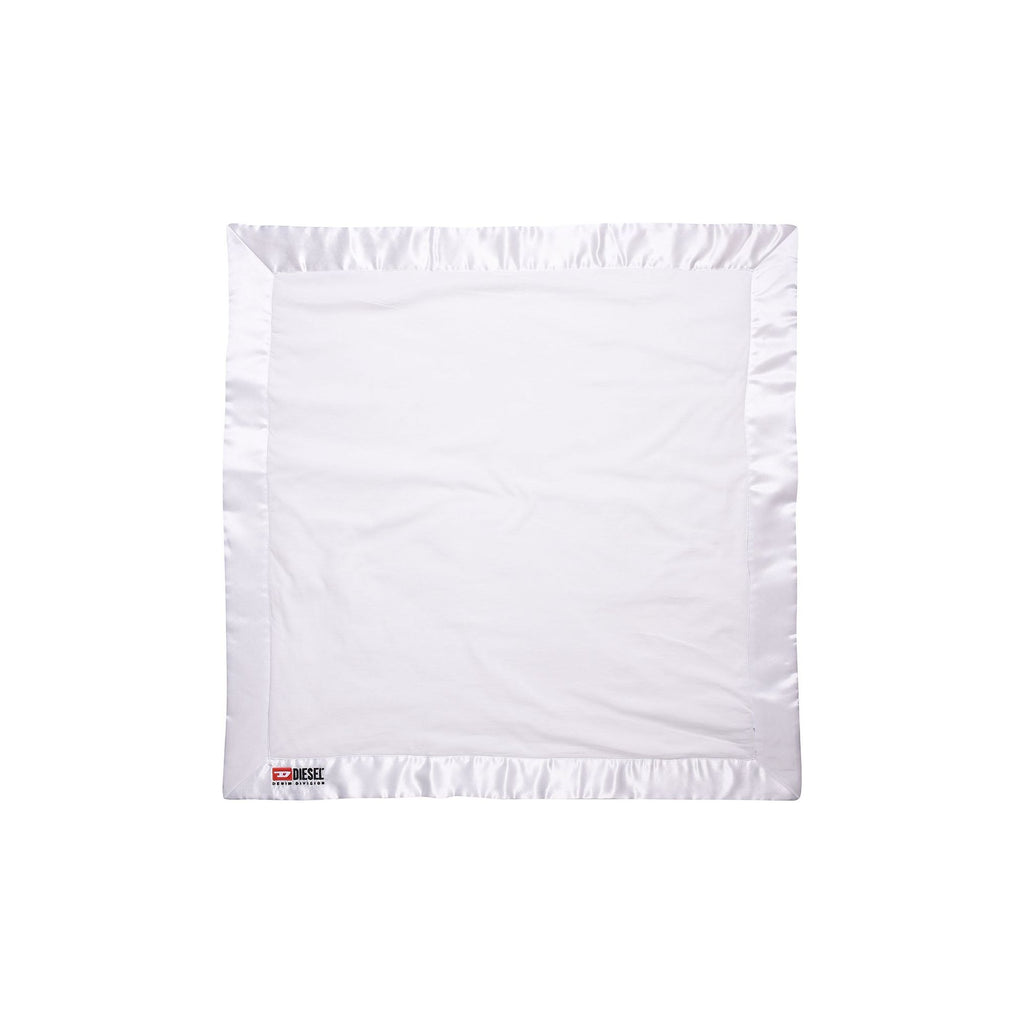 Diesel Baby White Blanket with Small Logo - AUS OUTLET