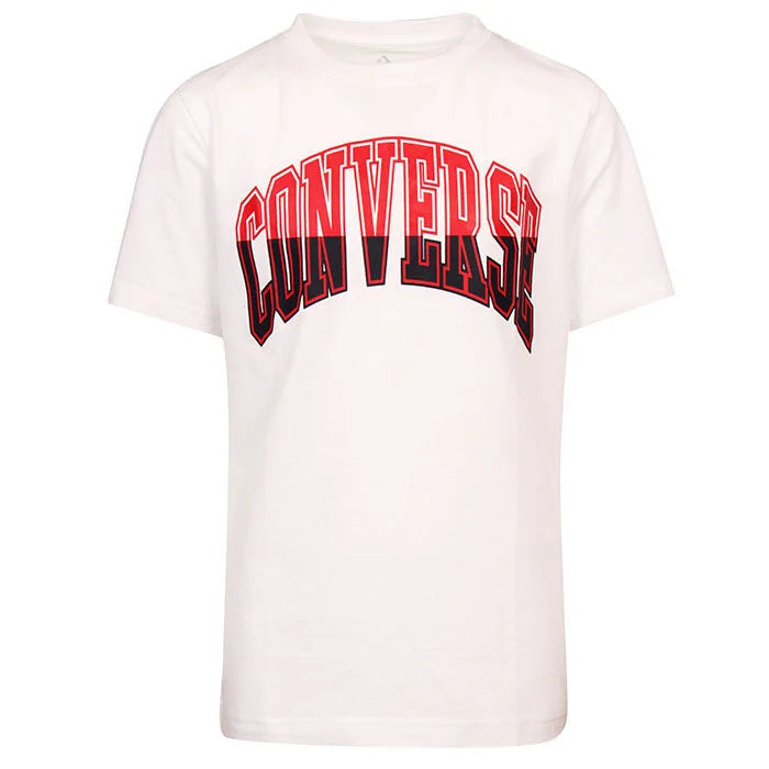 Converse White Collegiate Splice White T-Shirt - AUS OUTLET