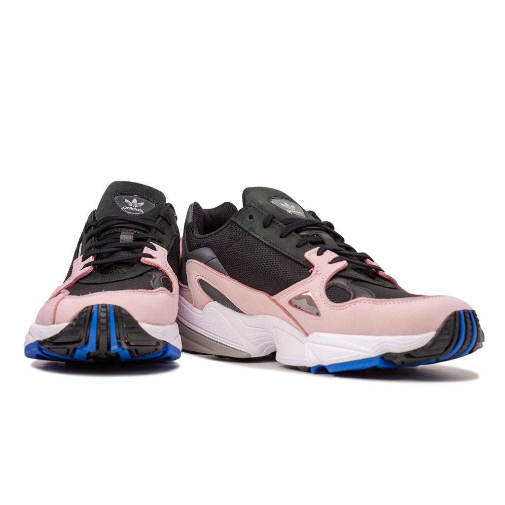 Adidas Women's Falcon Core Black Light Pink Sneaker - AUS OUTLET