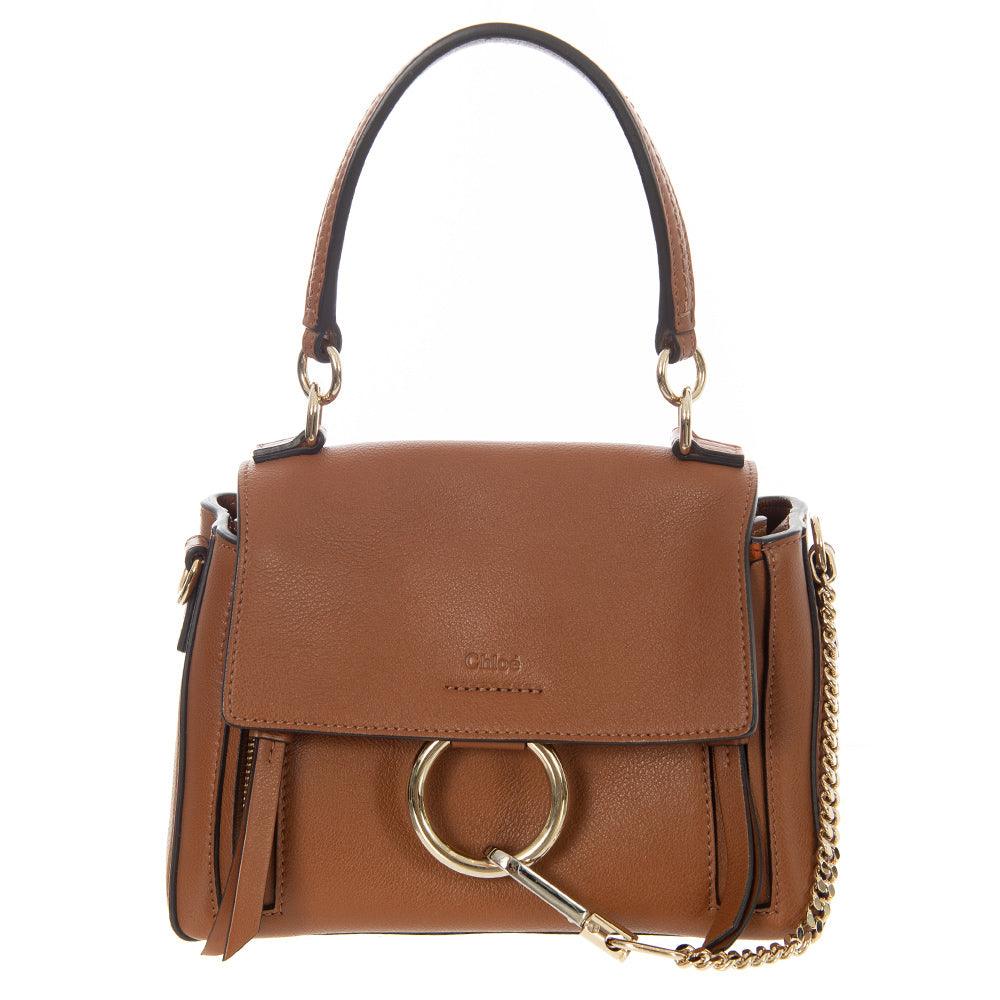 CHLOE Leather Shoulder Bag - Brown - AUS OUTLET