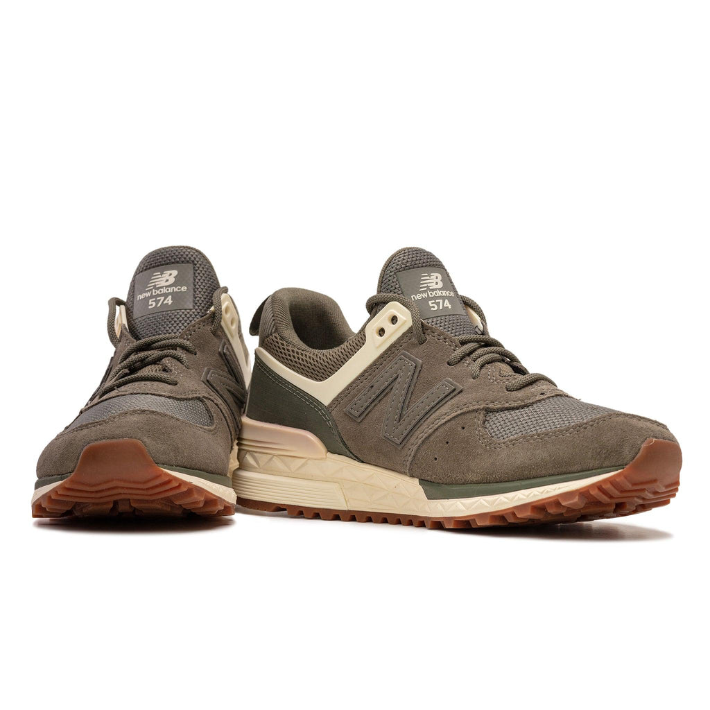 New Balance Women's 574 Sport Military Olive Green Sneakers - AUS OUTLET