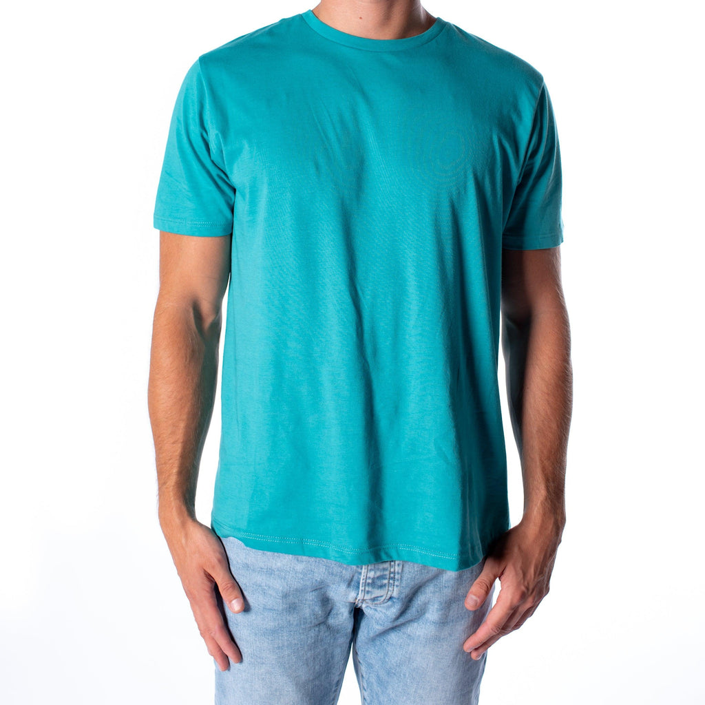 Topman Men's Regular Fit Teal Green T-Shirt - AUS OUTLET