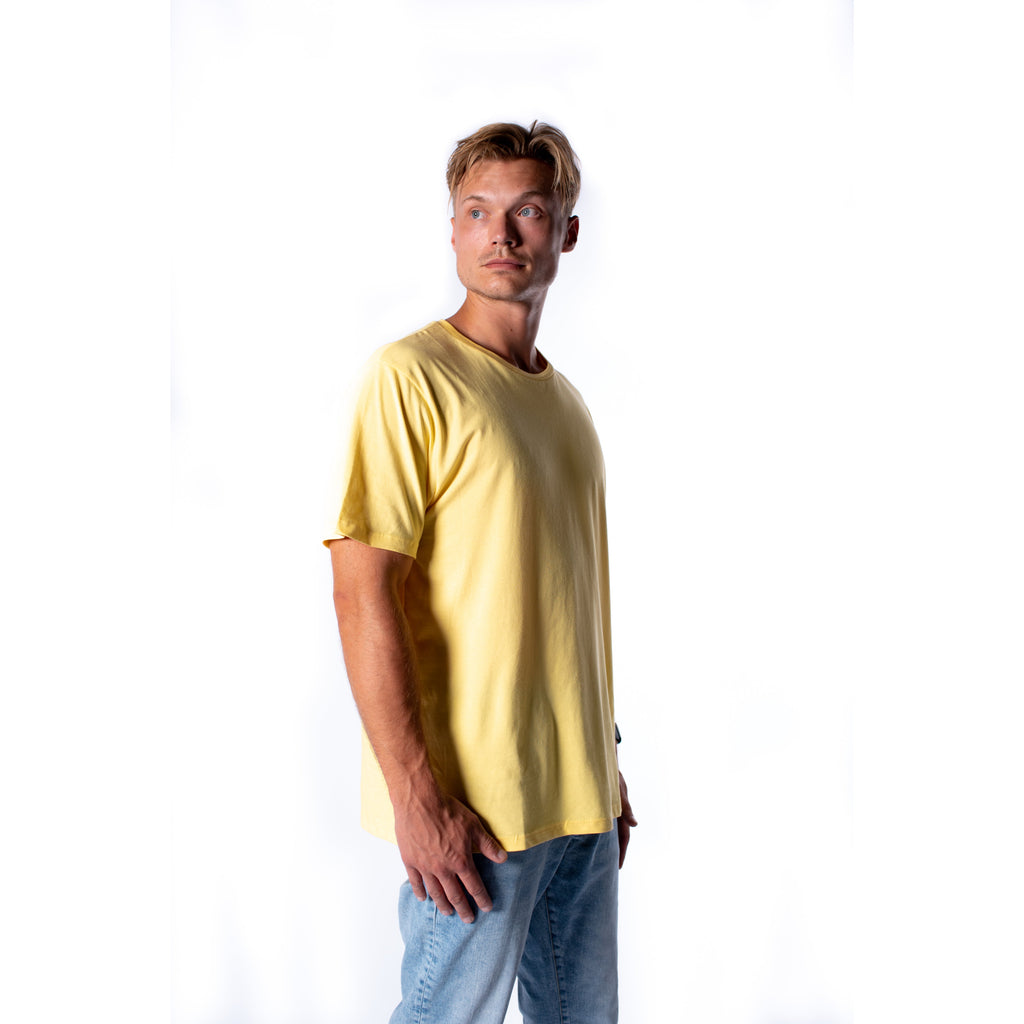Topman Men's Regular Fit Yellow T-Shirt - AUS OUTLET