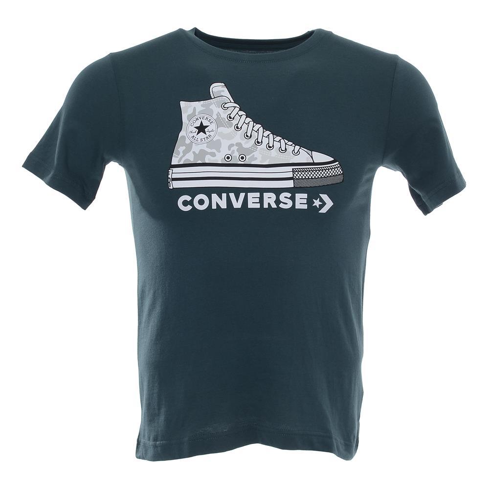Converse Boys Faded Spruce Sneaker T-shirt - AUS OUTLET